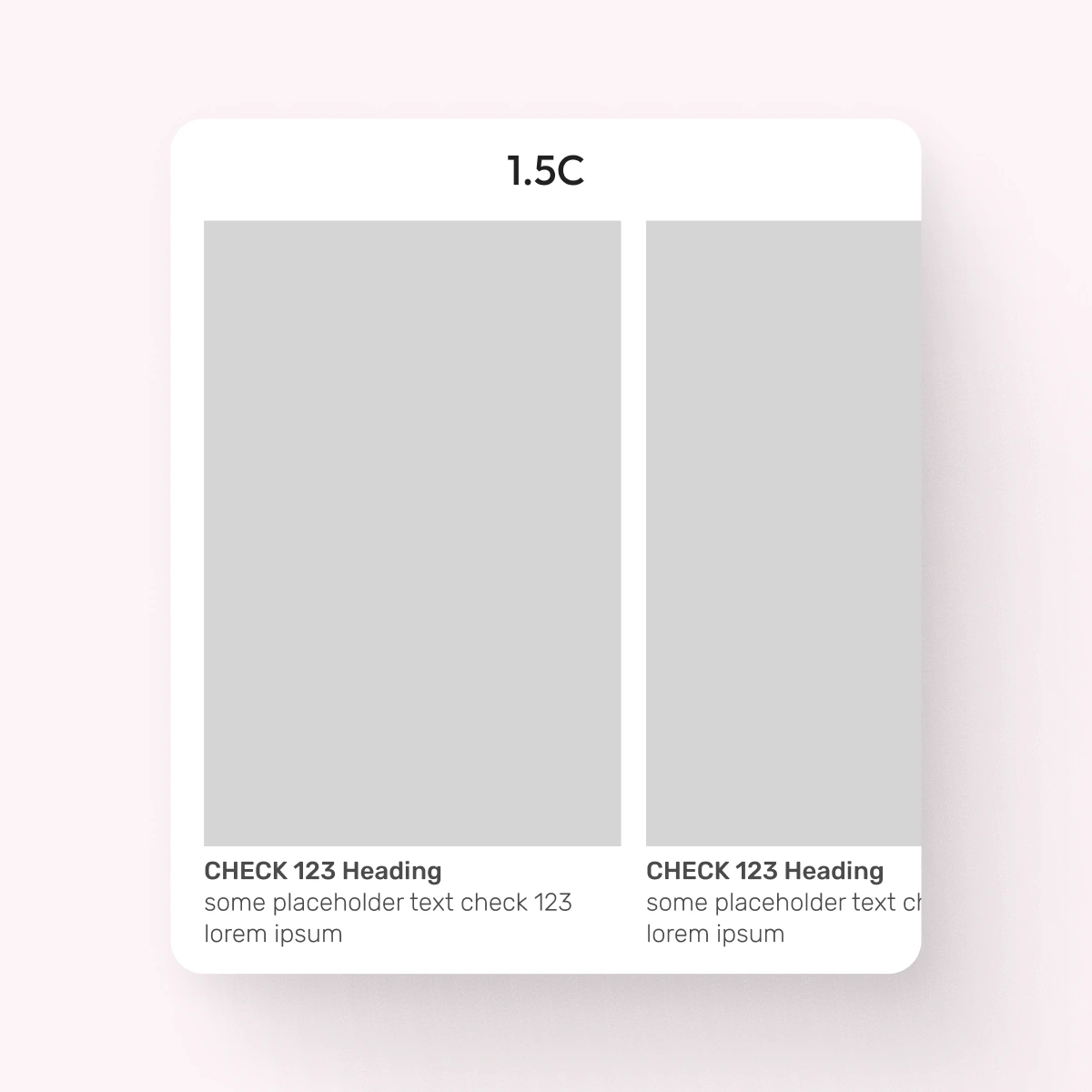 6. Carousel with Text 1.5: component design